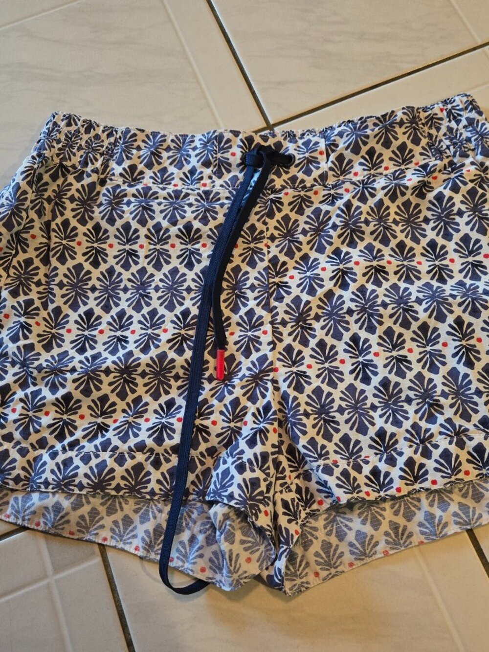 Vineyard Vines Harbor Printed Shorts Blue White M
